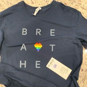 NWT Lululemon Pride Tee, size large.